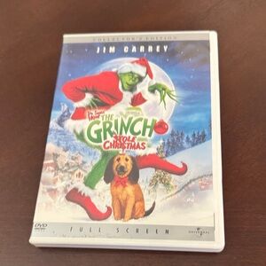 Universal How the Grinch Stole Christmas DVD - Green, Red, White